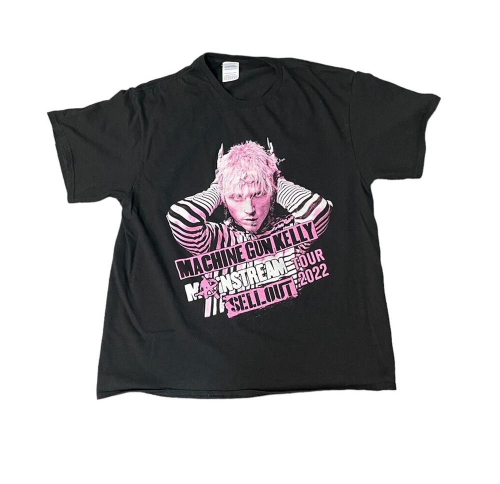 2022 Machine Gun Kelly Mainstream Sellout Official Tour T-Shirt Large MGK